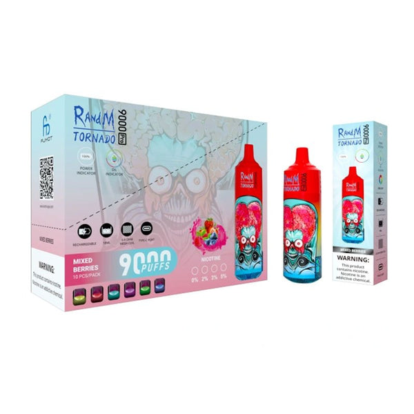 Randm Tornado 9000 Pro Disposable Vape Box Of 10